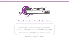 Desktop Screenshot of culture.skytopic.org