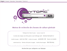 Tablet Screenshot of culture.skytopic.org