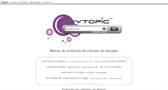 Desktop Screenshot of musique.skytopic.org