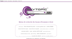 Desktop Screenshot of economie.skytopic.org